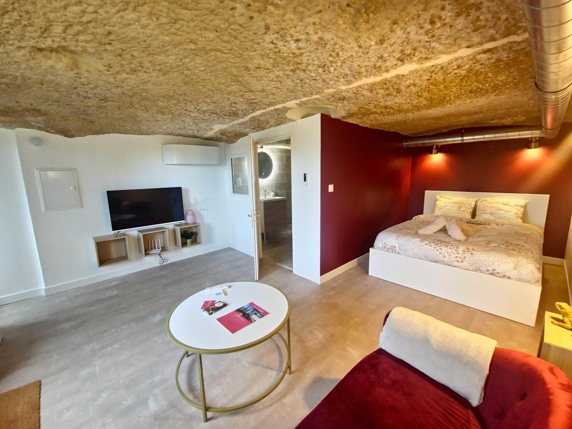 Le Cocon Troglodyte Appartement Saint-Étienne-de-Chigny Buitenkant foto